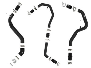 Ford F-150 Intercooler Tubes - Hot/Cold - aFe - BladeRunner - Black - `21-`24 Ford F-150 Intercooler Tubes - Hot/Cold - aFe - BladeRunner - Black - `21-`24