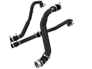 Ford F-150 Intercooler Tubes - Hot/Cold - aFe - BladeRunner - Black - `21-`24