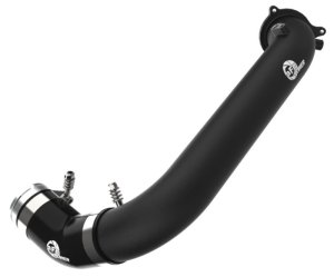 Toyota GR Supra Intercooler Charge Pipe - aFe - BladeRunner 2-3/4 IN Aluminum - Black - `21-`24 Toyota GR Supra Intercooler Charge Pipe - aFe - BladeRunner 2-3/4 IN Aluminum - Black - `21-`24