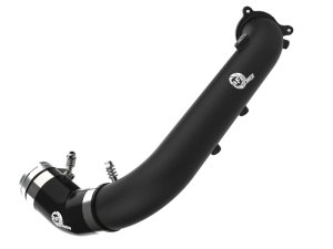 Toyota GR Supra Intercooler Charge Pipe - aFe - BladeRunner 2-3/4 IN Aluminum - Black - `21-`24