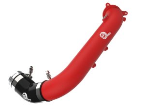 Toyota GR Supra Charge Pipe - aFe - BladeRunner 2-3/4 IN Aluminum Hot - Red - `21-`24