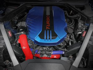 Kia Stinger Hot Charge Pipe - aFe - BladeRunner 3 IN Aluminum - Red - `18-`23