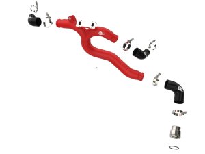 Kia Stinger Hot Charge Pipe - aFe - BladeRunner 3 IN Aluminum - Red - `18-`23