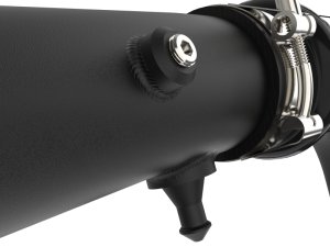 Ford F-150 Intercooler Charge Pipe Kit - aFe - 3 IN Aluminum Hot and Cold - Black - `21-`25