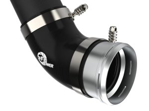 Ford Raptor Intercooler Charge Pipe Kit - aFe - 3 IN Aluminum Hot and Cold - Black - `21-`25