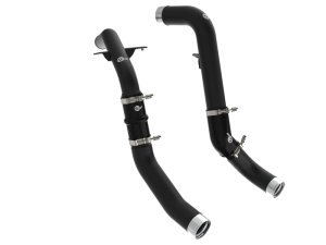 RAM 1500 Charge Pipe Kit - aFe - BladeRunner 2-1/2 IN & 3 IN Aluminum Hot and Cold - Black - `20-`23