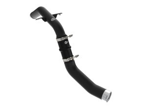 RAM 1500 Intercooler Pipe Kit - aFe - BladeRunner 2-1/2in & 3in Aluminum Hot Charge Pipe - Black - `20-`22