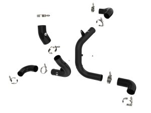 Volkswagen GTI Intercooler Tubes - Front - aFe - BladeRunner - Black - `22-`23
