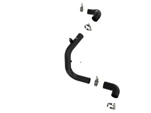 Volkswagen GTI Intercooler Pipes - aFe - Bladerunner 2.5in Aluminum Tube - Black - `22-`23 Volkswagen GTI Intercooler Pipes - aFe - Bladerunner 2.5in Aluminum Tube - Black - `22-`23