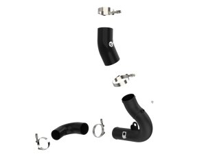 Volkswagen GTI Intercooler Pipes - aFe - Bladerunner Aluminum Cold Charge Pipe - Black - `22-`23