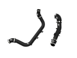 Hyundai Elantra GT Charge Pipe Kit - aFe - BladeRunner Aluminum Hot and Cold Charge Pipe Kit - Black - `17-`20