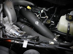 Ford F250 Super Duty Hot Charge Pipe - aFe - BladeRunner 3 In. Aluminum - Black - `23-`24