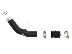 Ford F350 Super Duty Hot Charge Pipe - aFe - BladeRunner 3 In. Aluminum - Black - `23-`24