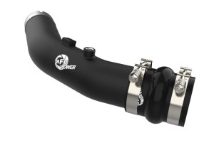 Ford F350 Super Duty Hot Charge Pipe - aFe - BladeRunner 3 In. Aluminum - Black - `23-`24 Ford F350 Super Duty Hot Charge Pipe - aFe - BladeRunner 3 In. Aluminum - Black - `23-`24
