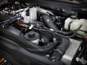 Ford F350 Cold Charge Pipe - aFe - BladeRunner 3 In. - Black - `23-`24