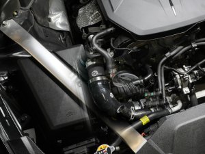 Kia Stinger Charge Pipe Kit - aFe - BladeRunner - Wrinkle Black - `22-`23