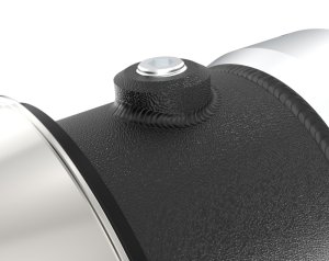 Kia Stinger Intercooler Charge Pipe - aFe - BladeRunner Hot Charge Pipe - Wrinkle Black - `22-`23