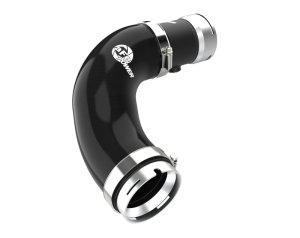 Kia Stinger Intercooler Charge Pipe - aFe - BladeRunner Hot Charge Pipe - Wrinkle Black - `22-`23