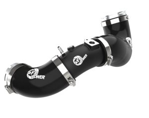 Kia Stinger Intercooler Charge Pipe - aFe - BladeRunner Cold Charge Pipe - Black - `22-`23