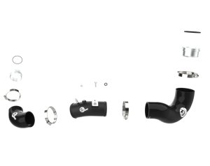 Kia Stinger Intercooler Charge Pipe - aFe - BladeRunner Cold Charge Pipe - Black - `22-`23