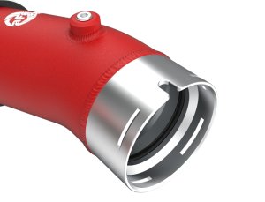 Toyota Tacoma Charge Pipe Kit - aFe - BladeRunner 2.5in & 3in Aluminum Hot & Cold - Red - `24-`25