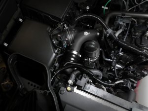 Toyota Tacoma Intercooler Charge Pipe - aFe - BladeRunner 2.5in Aluminum Hot Charge Pipe - Wrinkle Black - `24-`25 Toyota Tacoma Intercooler Charge Pipe - aFe - BladeRunner 2.5in Aluminum Hot Charge Pipe - Wrinkle Black - `24-`25