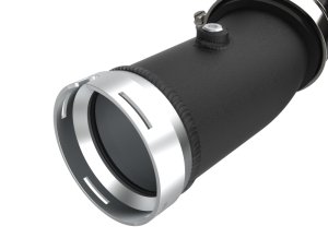 Toyota Tacoma Intercooler Charge Pipe - aFe - BladeRunner 2.5in Aluminum Hot Charge Pipe - Wrinkle Black - `24-`25 Toyota Tacoma Intercooler Charge Pipe - aFe - BladeRunner 2.5in Aluminum Hot Charge Pipe - Wrinkle Black - `24-`25