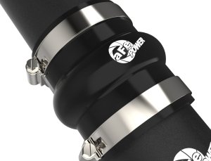 Toyota Tacoma Cold Charge Pipe - aFe - BladeRunner 3in Aluminum - Wrinkle Black - `24-`25