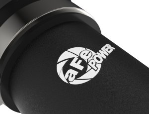 Toyota Tacoma Cold Charge Pipe - aFe - BladeRunner 3in Aluminum - Wrinkle Black - `24-`25