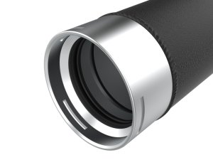 Ford Super Duty Intercooler Charge Pipe - aFe - BladeRunner 3in Aluminum Hot - Black - `23-`24