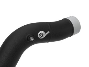 GMC Canyon Intercooler Charge Pipe - aFe - BladeRunner Hot Charge Pipe - Wrinkle Black - `23-`25