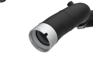 GMC Canyon Intercooler Charge Pipe - aFe - BladeRunner Hot Charge Pipe - Wrinkle Black - `23-`25