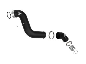 GMC Canyon Intercooler Charge Pipe Kit - aFe - BladeRunner - Wrinkle Black - `23-`25