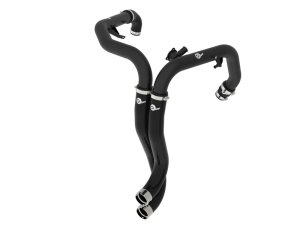 Ford Ranger Charge Pipe - aFe - BladeRunner Hot Side, 2-1/4 in Aluminum - Wrinkle Black - `24-`25