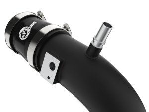 Ford Ranger Cold Charge Pipe - aFe - BladeRunner 3 in Aluminum - Wrinkle Black - `24-`25
