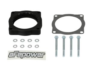 BMW 3 Series Throttle Body Spacer - aFe - Silver Bullet - Black - `07-`13