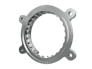 Ford Super Duty Throttle Body Spacer - aFe - Silver Bullet - Orange - `23-`26 Ford Super Duty Throttle Body Spacer - aFe - Silver Bullet - Orange - `23-`26