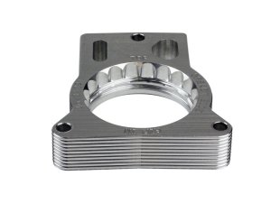 GMC Sierra 3500 Throttle Body Spacer - aFe - Silver Bullet - Black - `96-`00