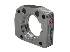 Honda S2000 Throttle Body Spacer - aFe - Silver Bullet - Silver - `00-`03