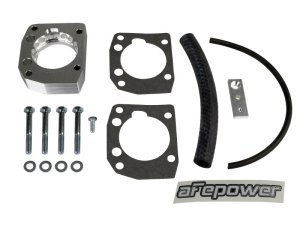 Honda S2000 Throttle Body Spacer - aFe - Silver Bullet - Silver - `00-`03