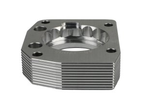 Honda S2000 Throttle Body Spacer - aFe - Silver Bullet - Silver - `00-`03