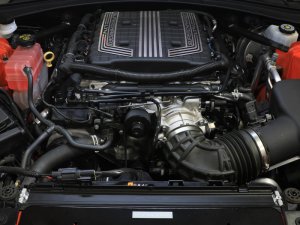 Chevrolet Corvette Throttle Body - aFe - 95mm with Serrated/Swirl design and Billet Aluminum Adapter - `14-`25