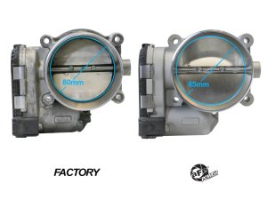 Ford Mustang GT Throttle Body - aFe - 85mm Bore Diameter - `15-`17