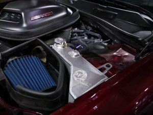Dodge Challenger Engine Coolant Expansion Tank - aFe - BladeRunner GT Series - Brushed Aluminum - `11-`23