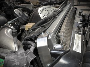 Ford Truck Radiator - aFe - BladeRunner Street Series - Brushed Aluminum - `08-`10