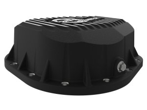Ford F-350 Rear Differential Cover - aFe - Pro Series - Black with Machined Fins - `86-`25