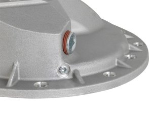 Dodge Diesel Trucks Front Differential Cover - aFe - Street Series w/ Machined Fins - Raw - `03-`12
