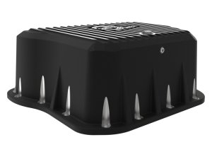 Dodge Diesel Trucks Transmission Pan - aFe - Pro Series, Machined, Deep with Fins - Black - `94-`07