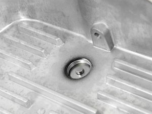 Dodge Diesel Trucks Transmission Pan - aFe - Pro Series, Machined Fins - Black - `07-`12