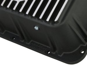 Chevrolet Silverado 3500HD Transmission Pan - aFe - Pro Series Deep, Allison A1000 - Black w/ Machined Fins - `01-`19